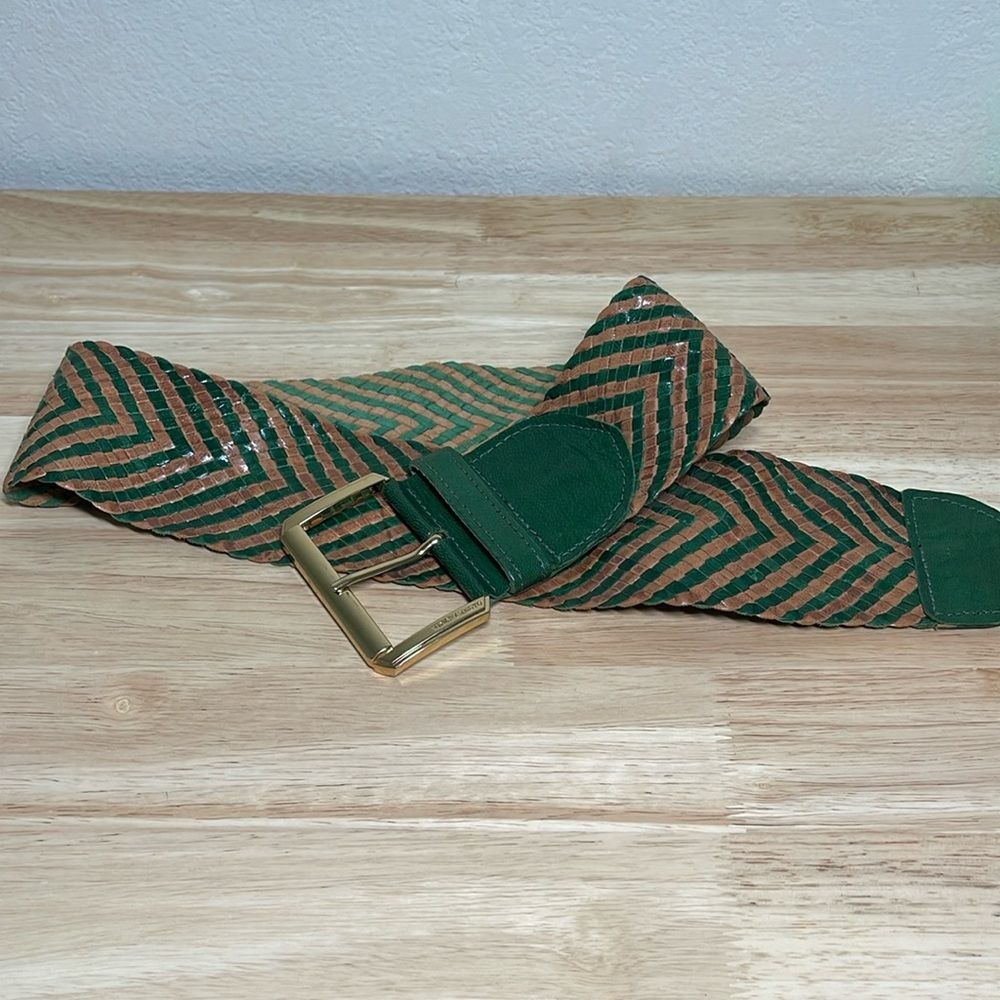 Vince Camuto Vintage  Wide Genuine Leather  XS Belt.